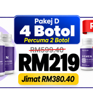 Pakej D : 6 Botol